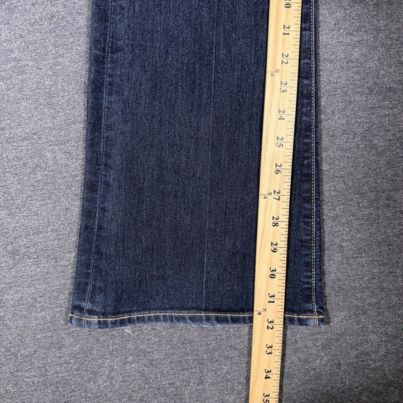 Paige Skyline Boot Jeans Womens 30 Blue Denim Bootcut Stretch Made USA Classic - Picture 7 of 8